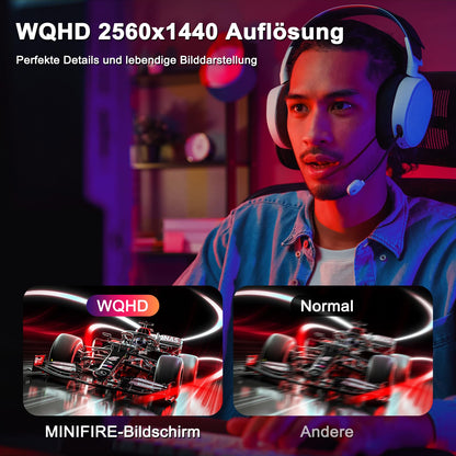 Minifire MFG27F4Q Gaming Monitor - 27 Zoll WQHD 180Hz