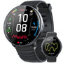 Parsonver Smartwatch PSSW9 mit GPS, 5 ATM, AMOLED, Schwarz, 42 mm – Schwimm- und Sportuhr