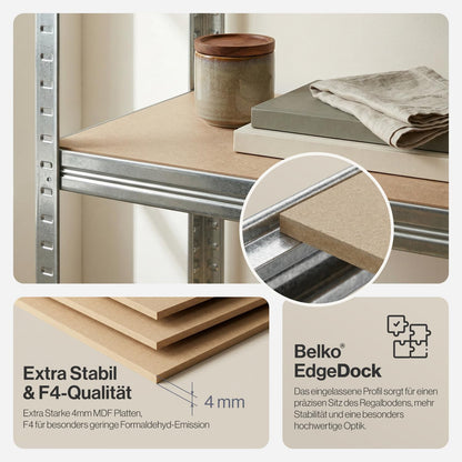 Panorama24 Belko Schwerlastregal 2er Set 180 x 90 x 40 cm, 875 kg
