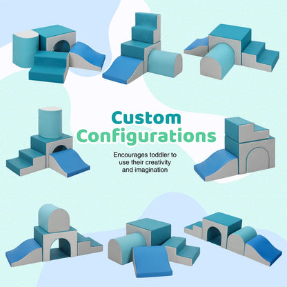 SweHouse 4 PU-Leder Kletterbausteine - Ellipsenbogen Modern