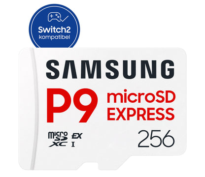 Samsung P9 Express microSD Express Speicherkarte 256 GB für Switch 2