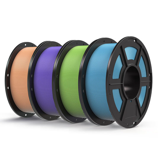ANYCUBIC PLA Filament 1.75mm 4kg 3D Drucker - 4 Farben Set. 4 farbige PLA-Filamentrollen für 3D-Modelle.