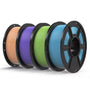 ANYCUBIC PLA Filament 1.75mm 4kg 3D Drucker - 4 Farben Set. 4 farbige PLA-Filamentrollen für 3D-Modelle.