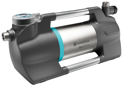 Gardena Gartenpumpe 5600 Silent+ Bewässerungspumpe 900 W – kompakte, wetterfeste Pumpe für Brunnen- und Regenwasser