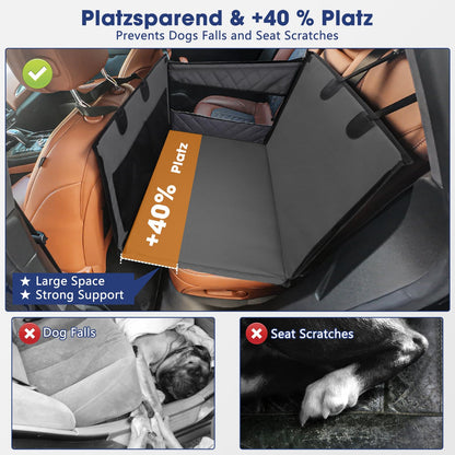 MIXJOY Hunde Autositz Extra Stabil – Wasserdicht & Rutschfest