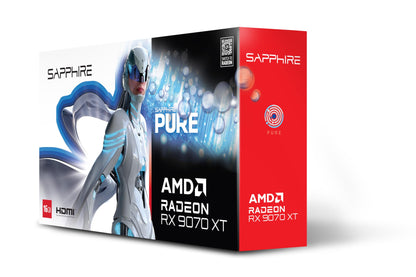 Sapphire Pure Radeon RX 9070 XT Grafikkarte 16GB OC