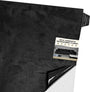 Fondlife Mikrofaserstoff Selbstklebend Wildlederoptik Schwarz 300x50cm, elastisch und wasserabweisend