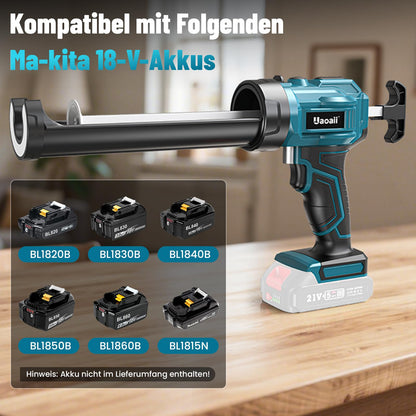 Uaoaii Akku-Kartuschenpistole 18V 300ml Makita-kompatibel ohne Akku