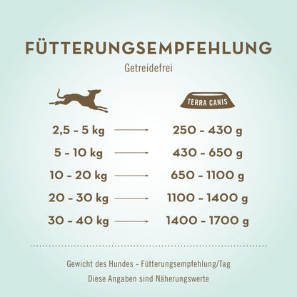 Terra Canis Kennenlernpaket L Hundenassfutter getreidefrei 9 x 400 g