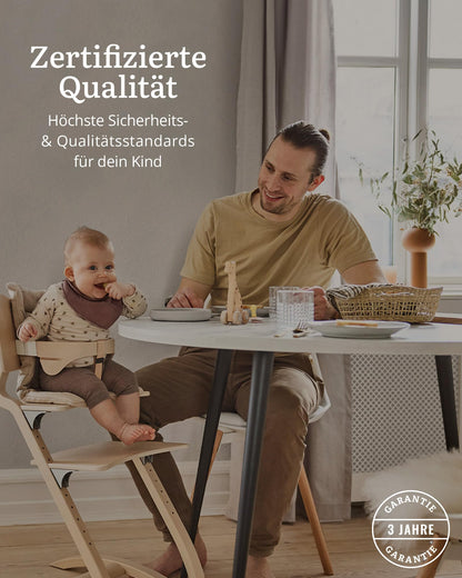 Leander Classic™ Hochstuhl ohne Sicherheitsbügel – Whitewash