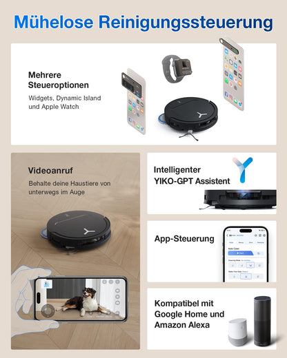 ECOVACS DEEBOT T50 PRO Omni Gen2 Saugroboter mit Wischfunktion