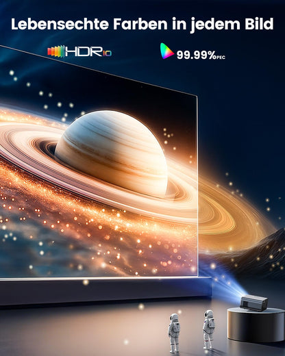 4K Smart Beamer Google TV – Heimkino & Outdoor Projektor