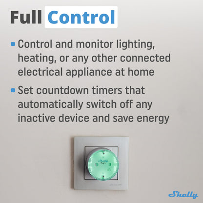 Shelly Plug S Gen3 Smart WLAN-Steckdose mit Leistungsmessung, 5er-Set