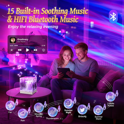 PIKOY LED Sternenhimmel Projektor WH-E22 mit Bluetooth und Timer