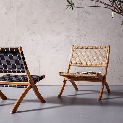 Kare Design Klappsessel Copacabana Rattangeflecht Outdoor - Braun