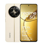 realme 12+ 5G Smartphone - 12+512 GB Navigator Beige. Beiges, schlankes Rechteck zum Telefonieren und 5G-Internetnutzung.