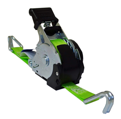 SHZ Automatik Spanngurt mit Spitzhaken 3,5 m x 25 mm 340 daN 4er-Set