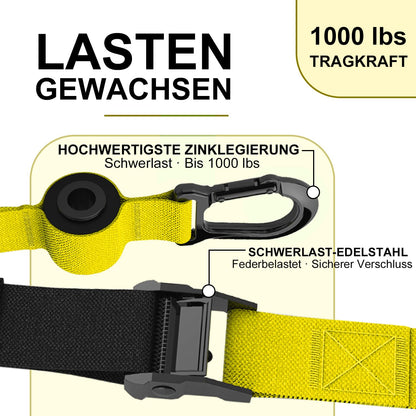 RHINOSPORT Schlingentrainer für Ganzkörpertraining, Gelb