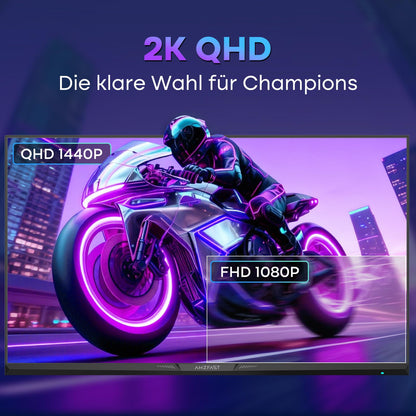 Amzfast AMZG27F6Q 27 Zoll Gaming Monitor QHD 200Hz Fast IPS