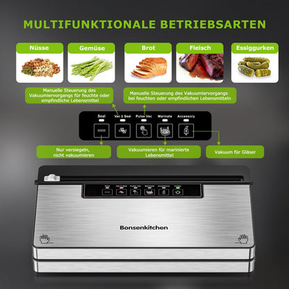 Bonsenkitchen Stark Vakuumiergerät - Globefish Technologie