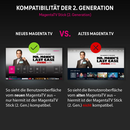 MagentaTV Stick 2. Gen. – 4K UHD Fernsehen & Streaming Player