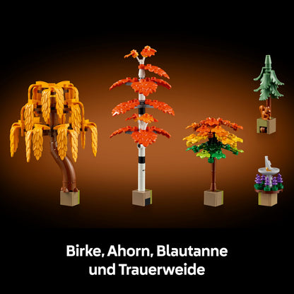 LEGO Icons Herbstlicher Landhausgarten 11372 – Bauset für Erwachsene