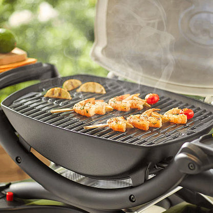 Vnierxful Grillrost Gusseisen für Weber Q100, Q1000, Q1200, 2er-Set