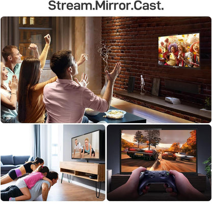 CRUA VIDAA Smart TV HD LED Fernseher 24 Zoll Schwarz