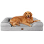 EHEYCIGA Orthopädisches Hundebett – XL, Grau (112x81cm)