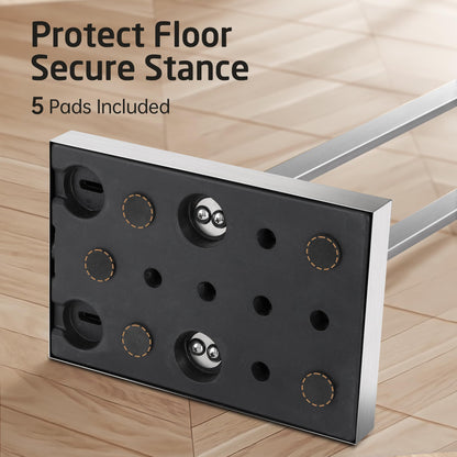 KES BTH231-2 Handtuchhalter Doppel freistehend Edelstahl gebürstet