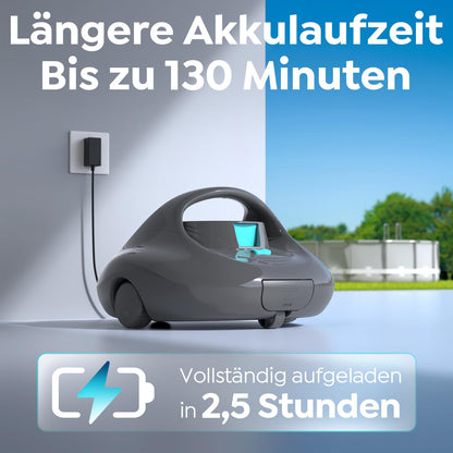 TALOSBO Pleco Se Akku Poolroboter - Flachboden bis 80m²