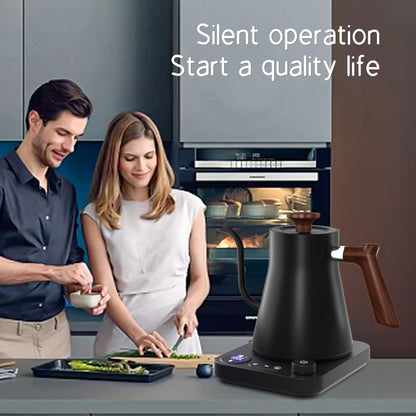 RHD Heisswasserspender Schwanenhals Schwarz 0.9L – 40-100°C