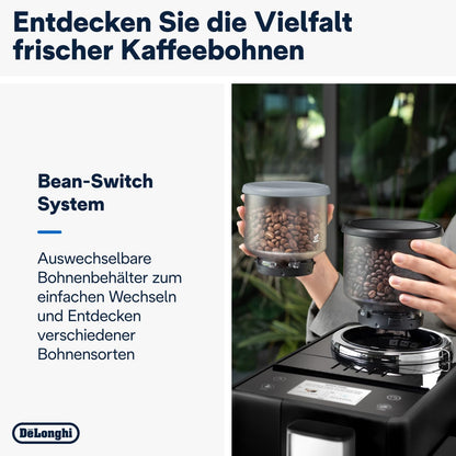De’Longhi Rivelia Perfetto Kaffeevollautomat - Schwarz (EXAM440.35.B)