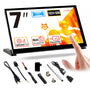 LUCKFOX Raspberry Pi 5 Touchscreen Display 7 Zoll 1024x600 IPS. Rechteckiges 7-Zoll-IPS-Touchscreen zur Pi 5-Bedienung.