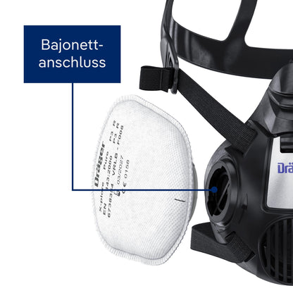 Dräger X-plore Pure P3 Partikelfilter, 3 Paar, für 3300/3500/5500