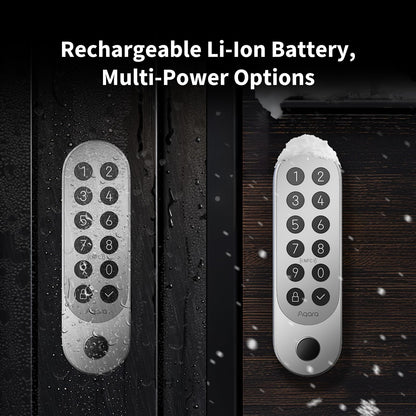Aqara Smart Lock U200 Smartes Türschloss Fingerabdruck - Silber