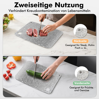 FINEYORKER Titan Schneidebrett 20 x 30 cm, doppelseitig, BPA-frei