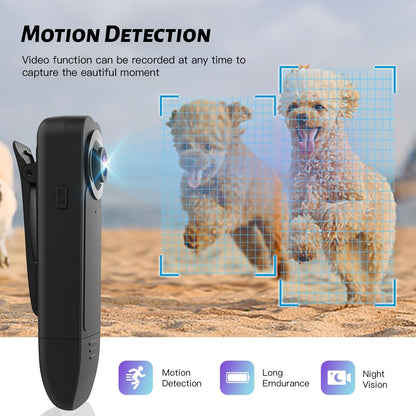 Kaysunlink A18 Bodycam – 1080P Körperkamera mit Nachtsicht und 64 GB