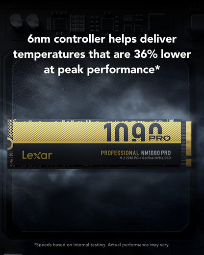 Lexar NM1090 PRO 2TB PCIe 5.0 Gen5 NVMe Gaming SSD