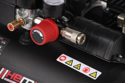 HEMAK HK-SK6+ Flüster-Druckluftkompressor - 6L 8 Bar 1PS