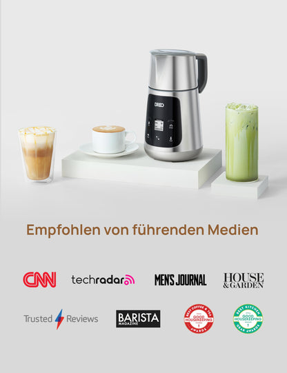 Dreo All-in-1 Milchaufschäumer – 800ml, Mikrofoam, Heiss/Kalt
