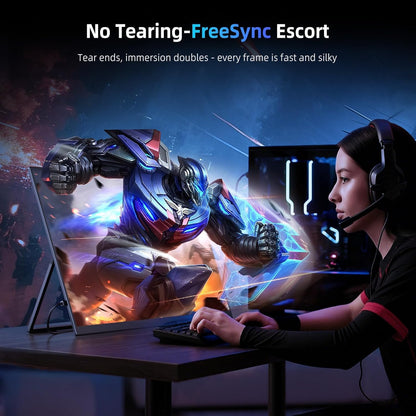 EVICIV Tragbarer Gaming Monitor 18.5 Zoll 120Hz FHD