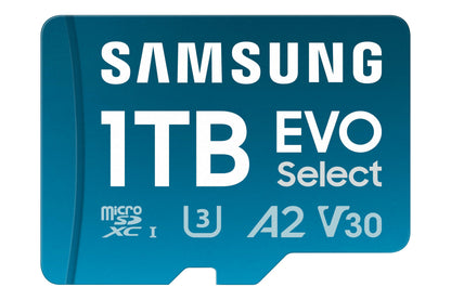 Samsung EVO Select microSD-Karte 4K UHD - 1 TB mit SD-Adapter (2024)