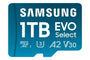 Samsung EVO Select microSD-Karte 4K UHD - 1 TB mit SD-Adapter (2024)
