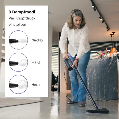 Motionflow 16-in-1 Hochdruck-Dampfreiniger – Flächen & Polster