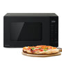 Panasonic NN-K36NBMEPG Mikrowellengrill Kombi - Schwarz. Kompaktes, schwarzes Gerät zur Zubereitung von Speisen mittels Mikrowellen und Grillfunktion.