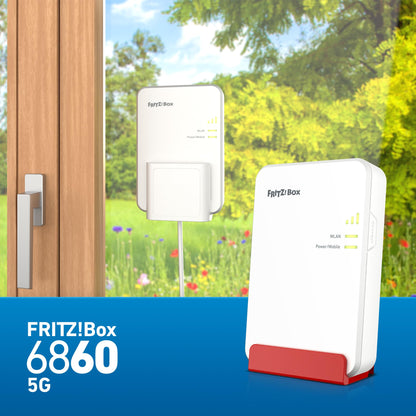 FRITZ!Box 6860 5G Mobilfunk-Router – DECT-Basis Outdoor