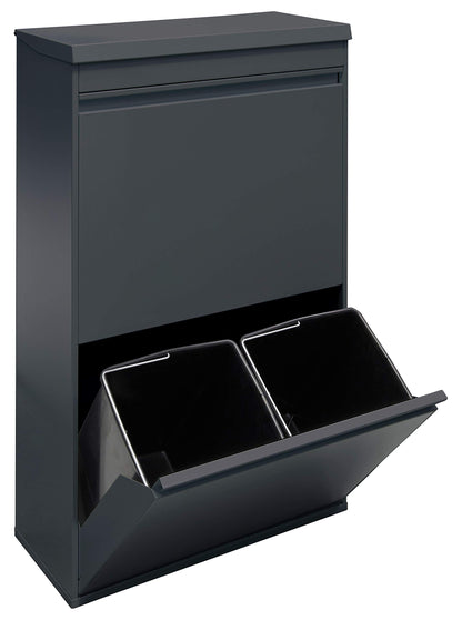 ARREGUI Top CR624-B Mülltrennsystem - 4x17L Anthrazit