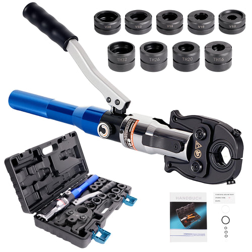 AMZCNC Profi Presszange – V- & TH-Kontur Pressbacken Set