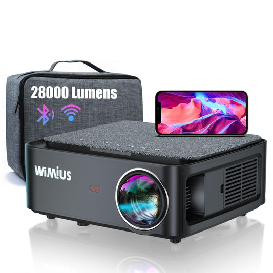 Beamer 4K WiFi Bluetooth - 1080P LED Heimkino